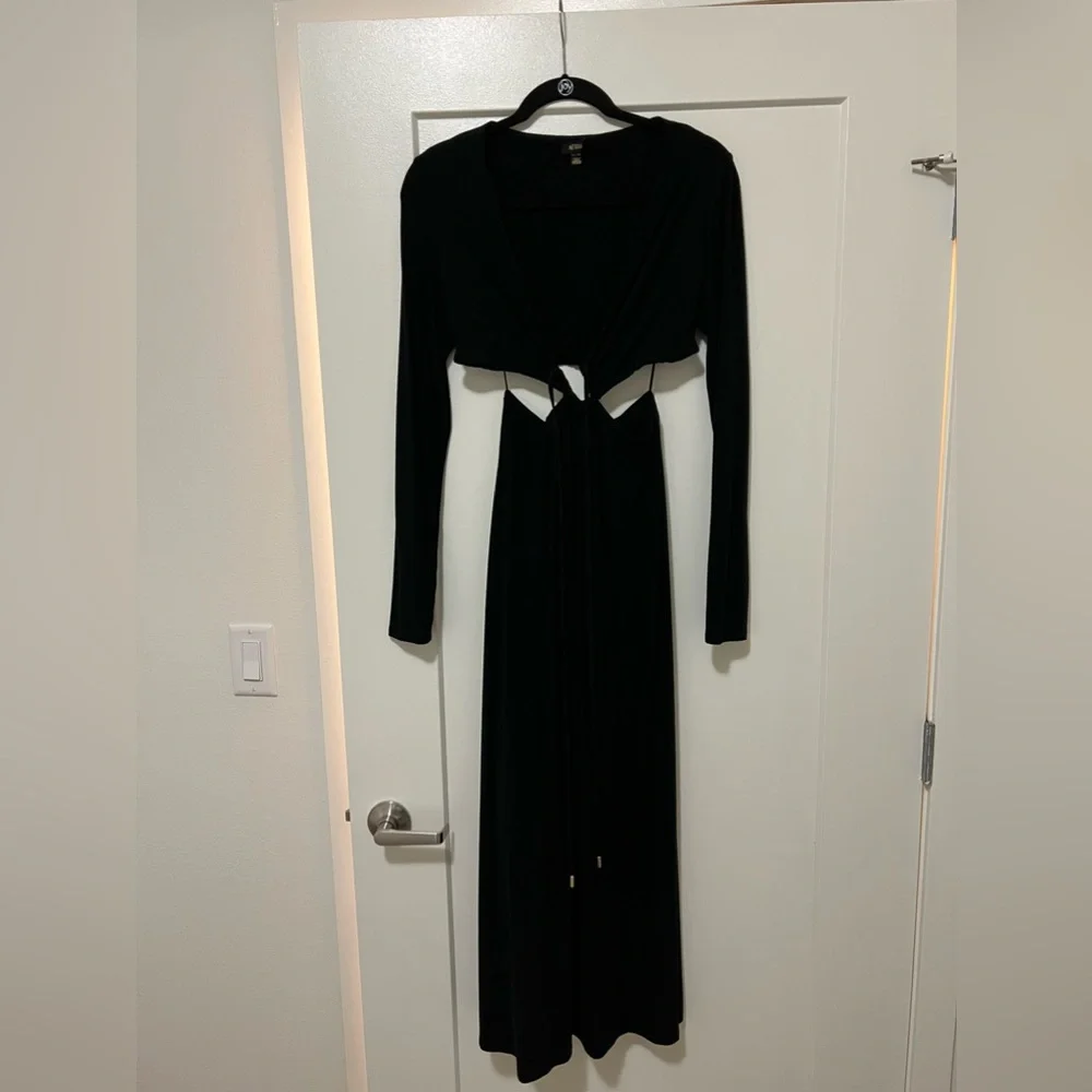 AFRM Bondi Dress in Noir - Picture 5 of 5